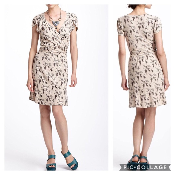 Anthropologie LeifNotes Up & Away Hot Air Balloon Mini Dress - Picture 1 of 8